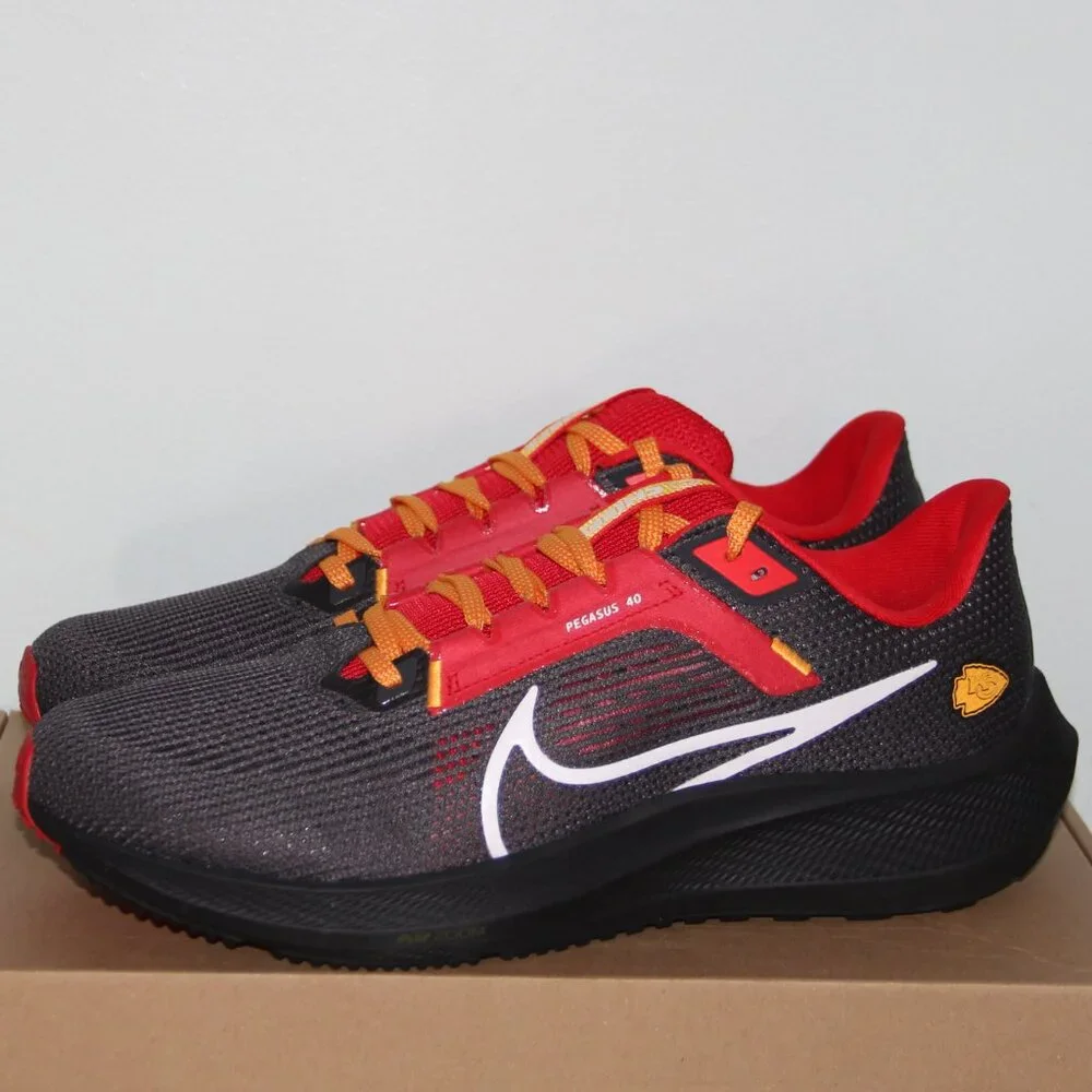 Nike Air Zoom Pegasus 40 Kansas City Chiefs Running Men 9 10 11.5